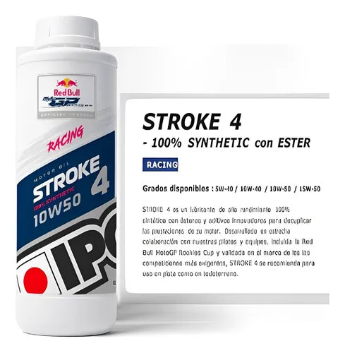 Oil 4-Stroke 10W50 Ipone Racing Stroke 4 100% synthetic 1L