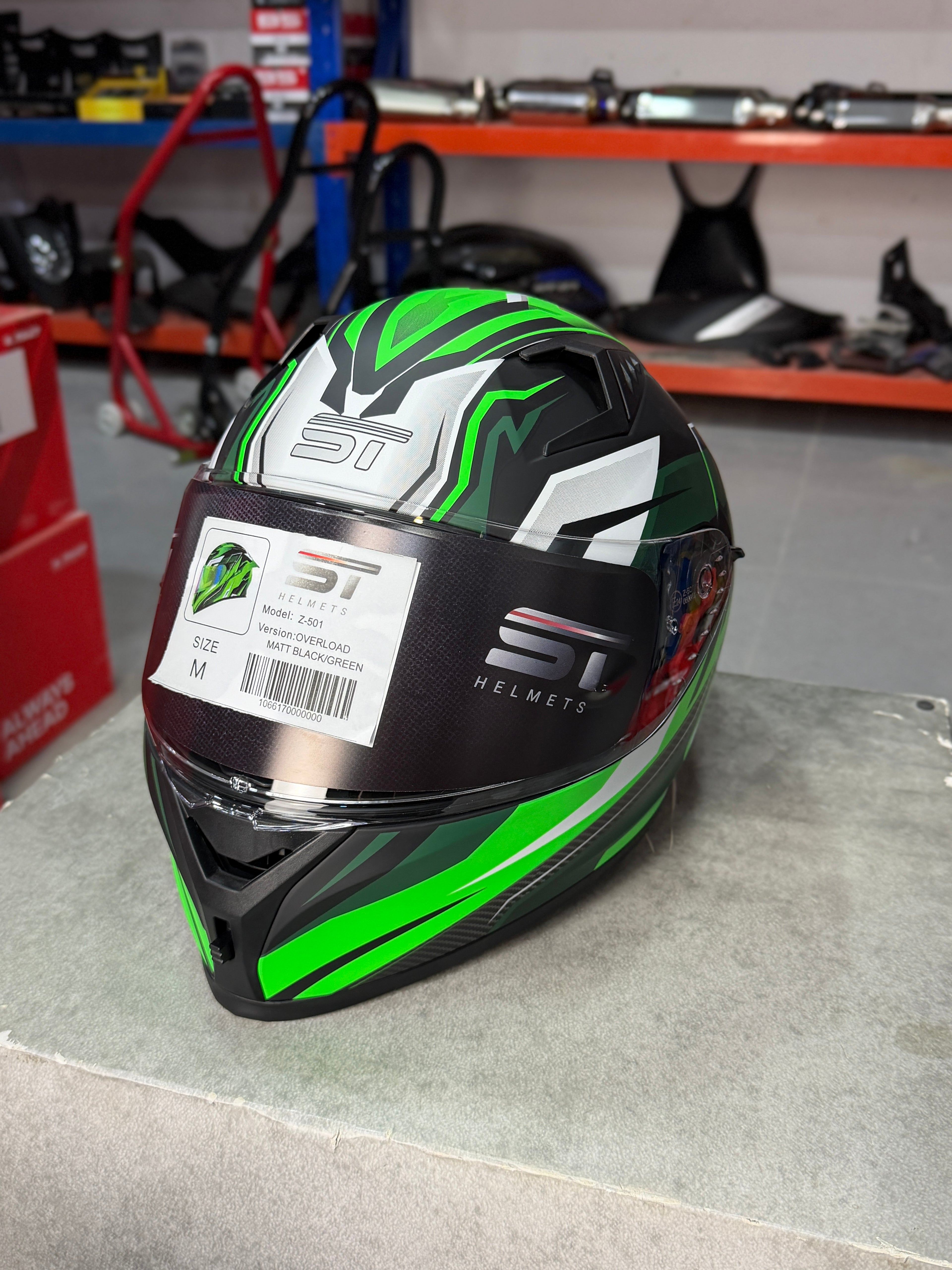 HELMET ST Z-501 GREEN