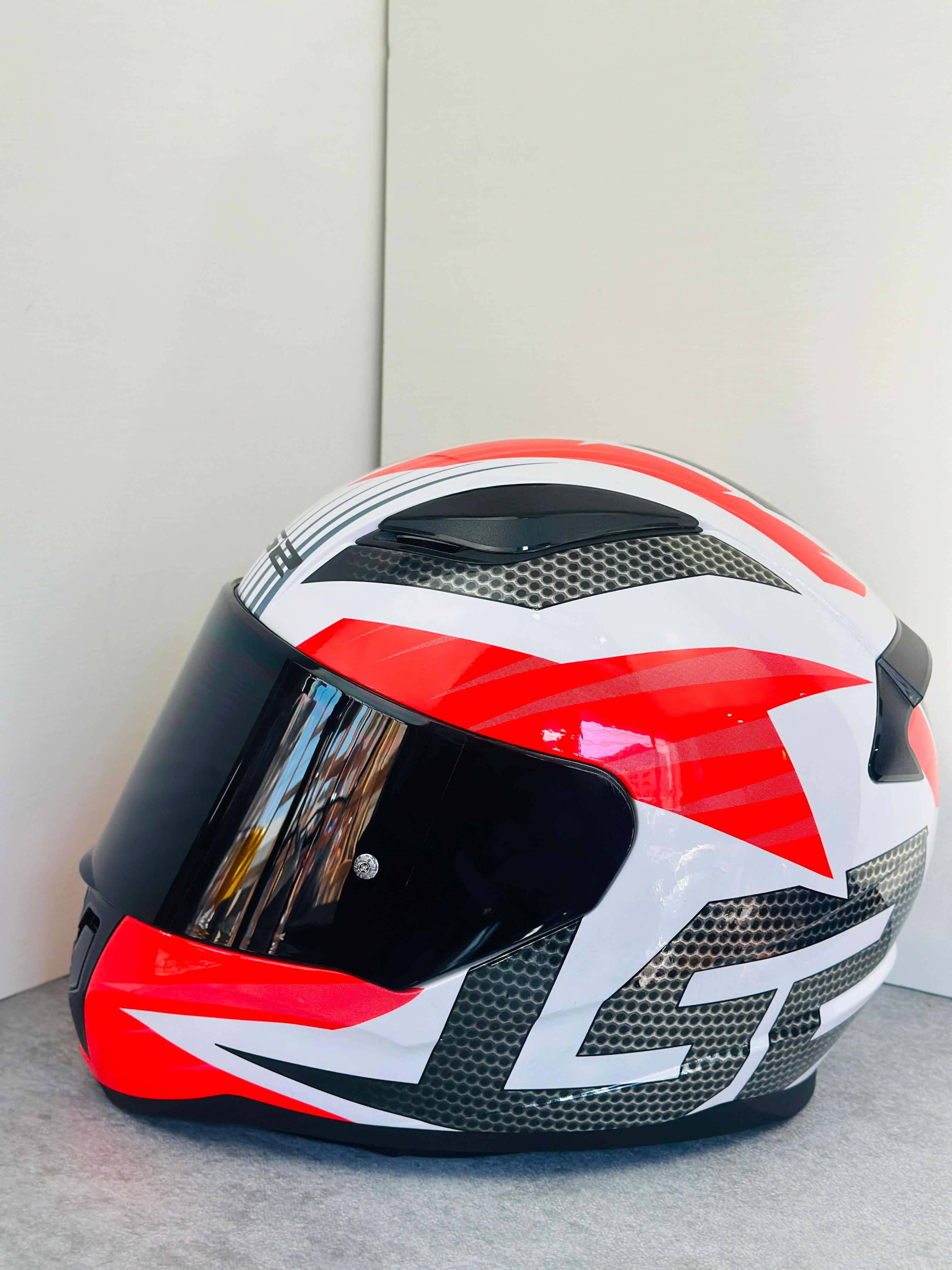 HELMET LS2 FF353 RAPID CRID RED WHITE