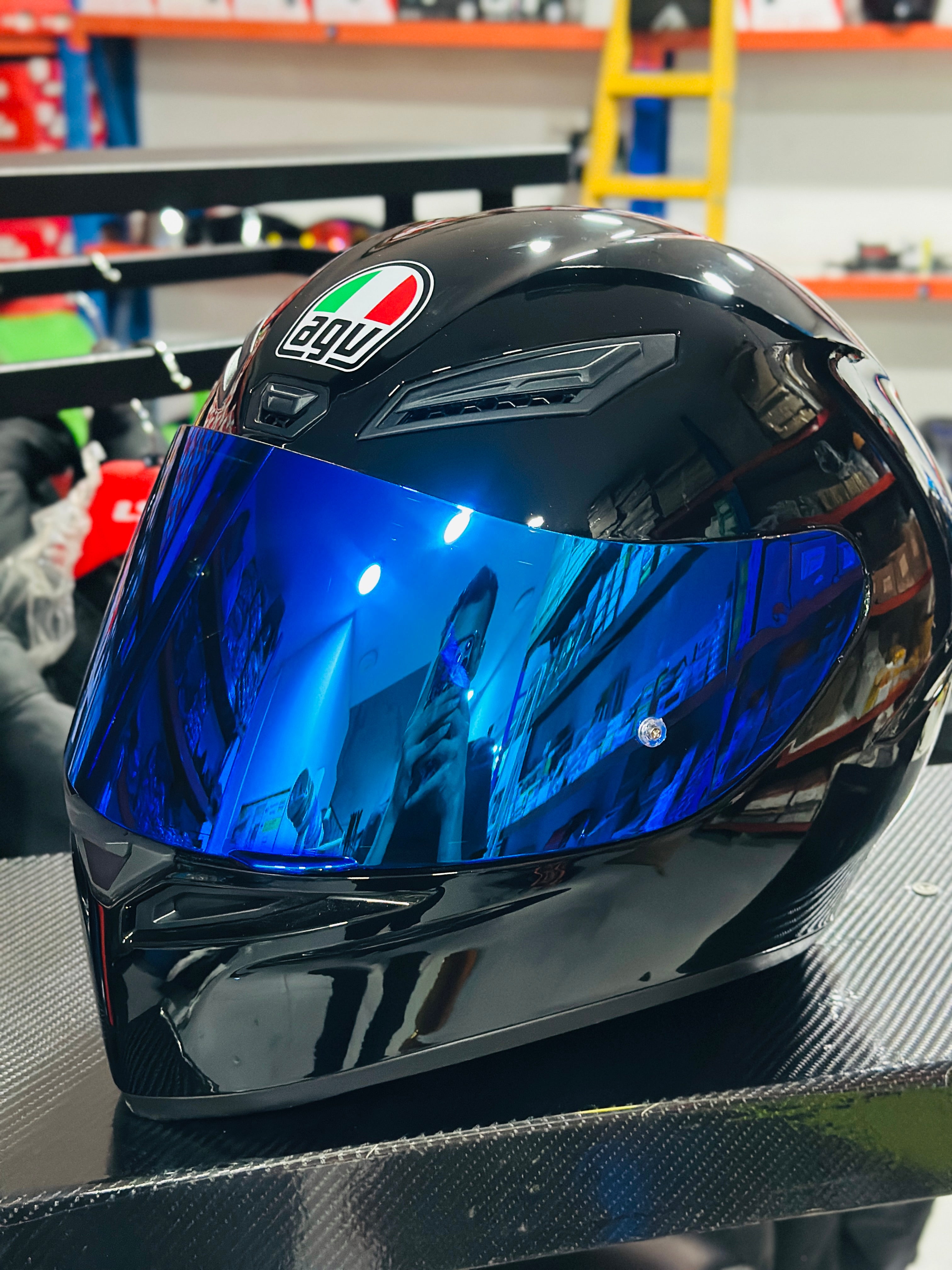 HELMET AGV K1S GLOSS BLACK – N3Motors