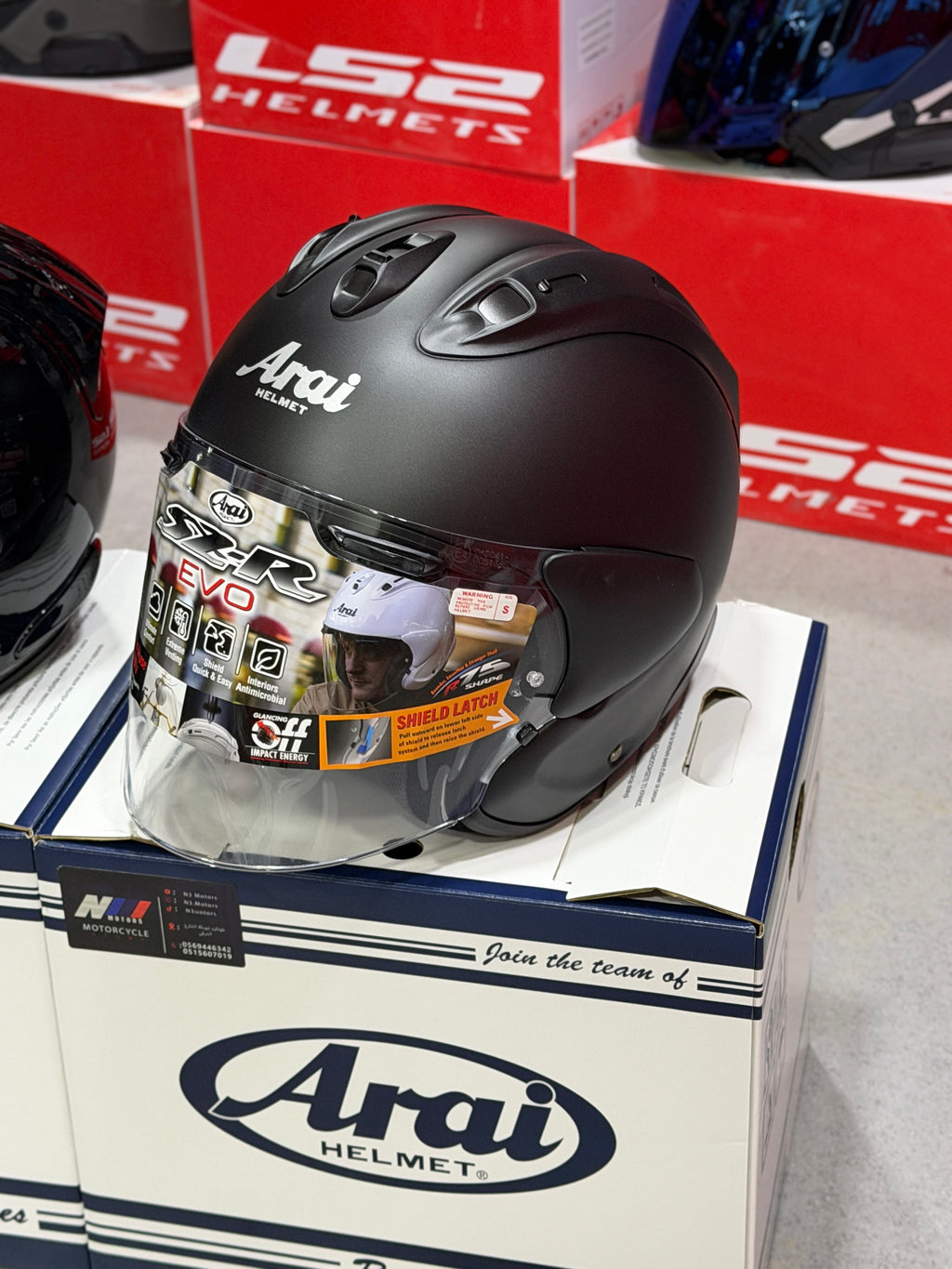 HELMET ARAI SZR MATT BLACK