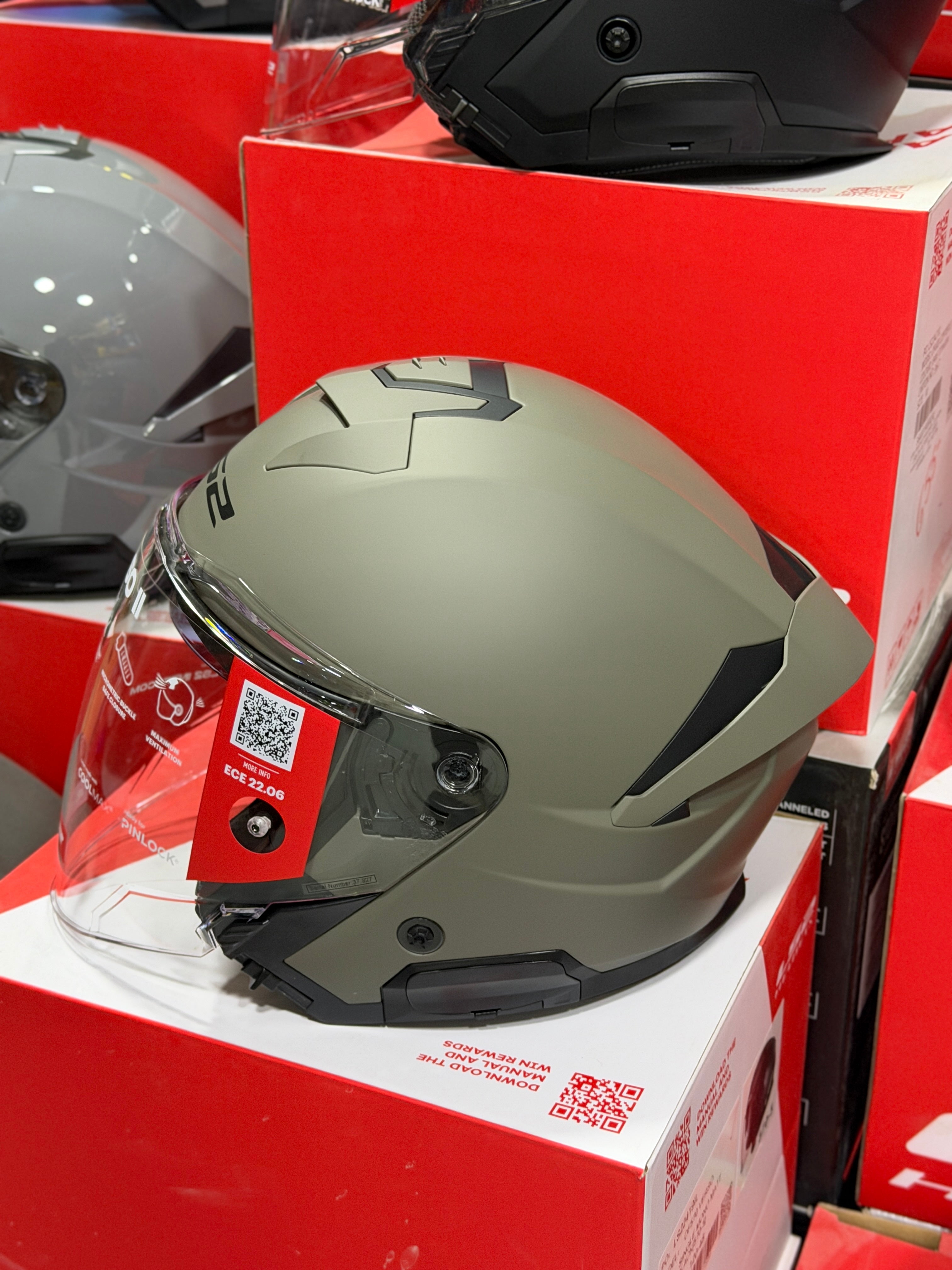 HELMET LS2 OF618 VERSO II MILITARY GREEN