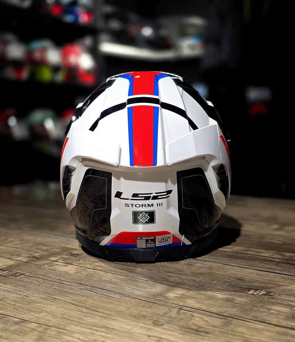 HELMET LS2 FF818 STORM III RACER BLUE RED