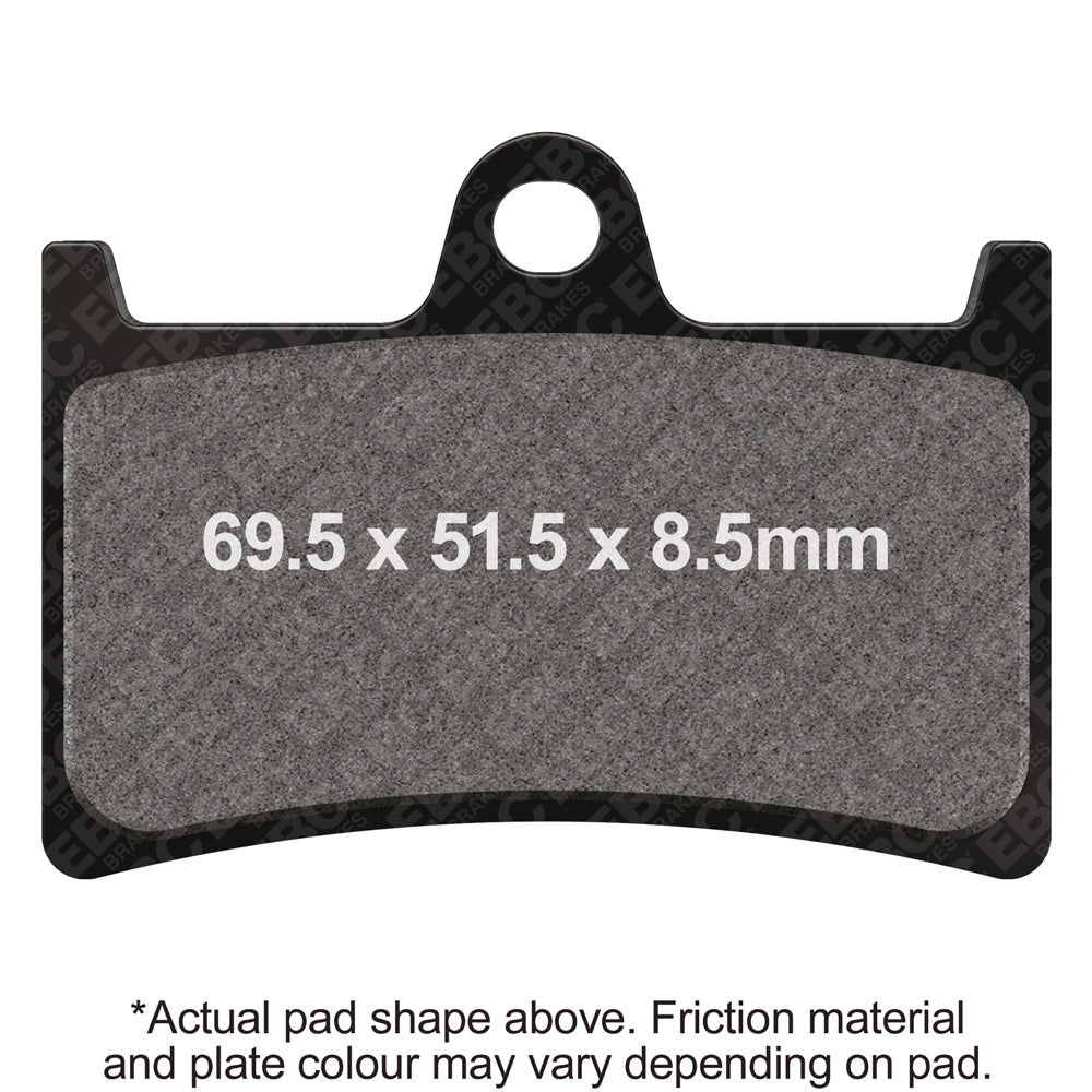 EBC Brakes FA252HH Double-H™ Sintered Pads