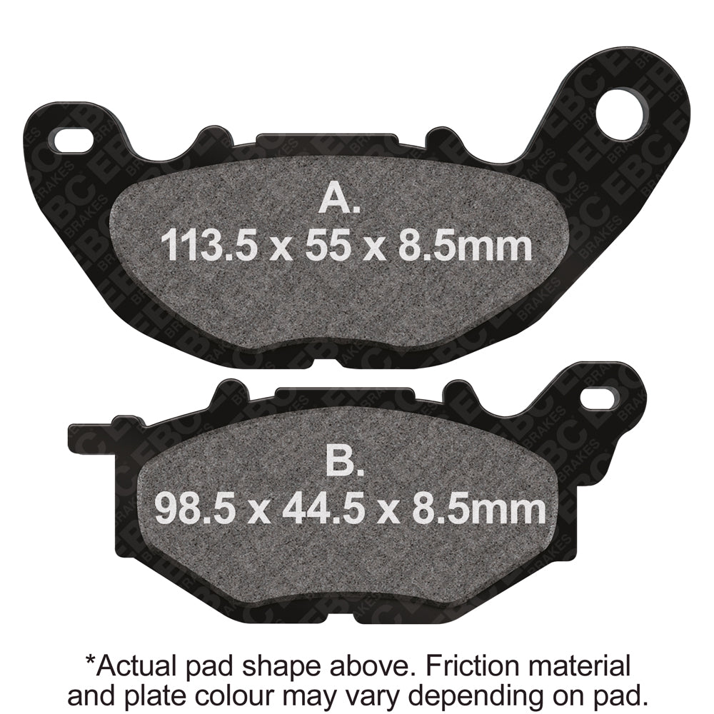EBC Brakes SFA705 Series Scooter Organic Pads