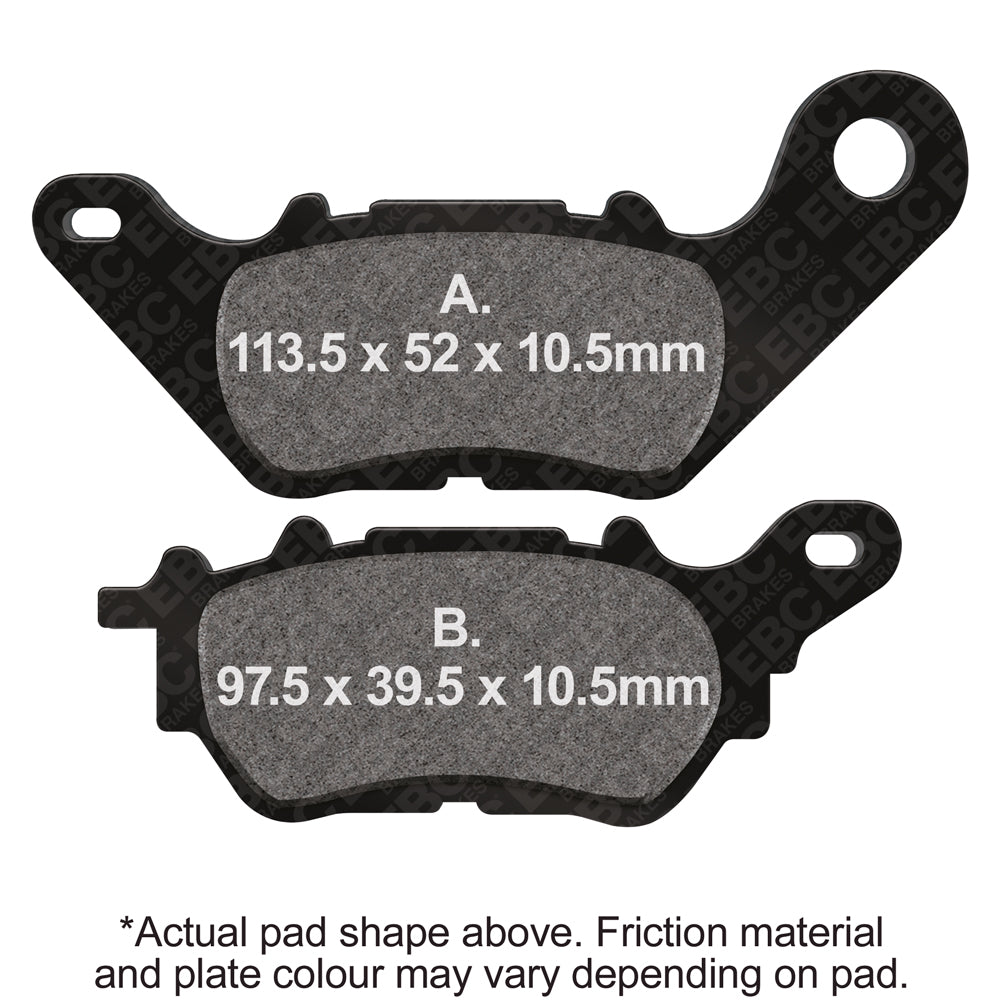 EBC Brakes SFA706 Series Scooter Organic Pads