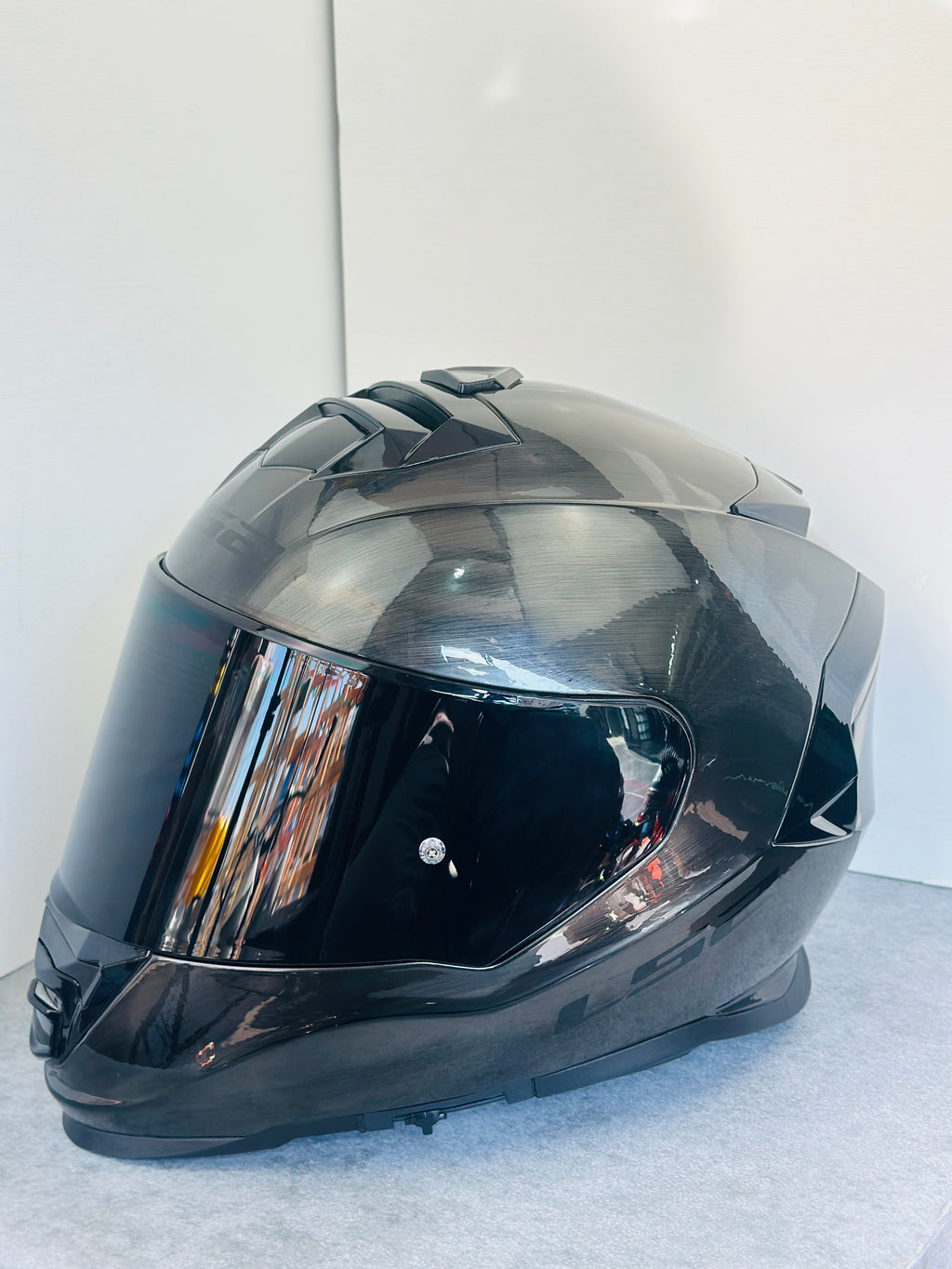 HELMET LS2 FF800 STORM JEANS TITANIUM