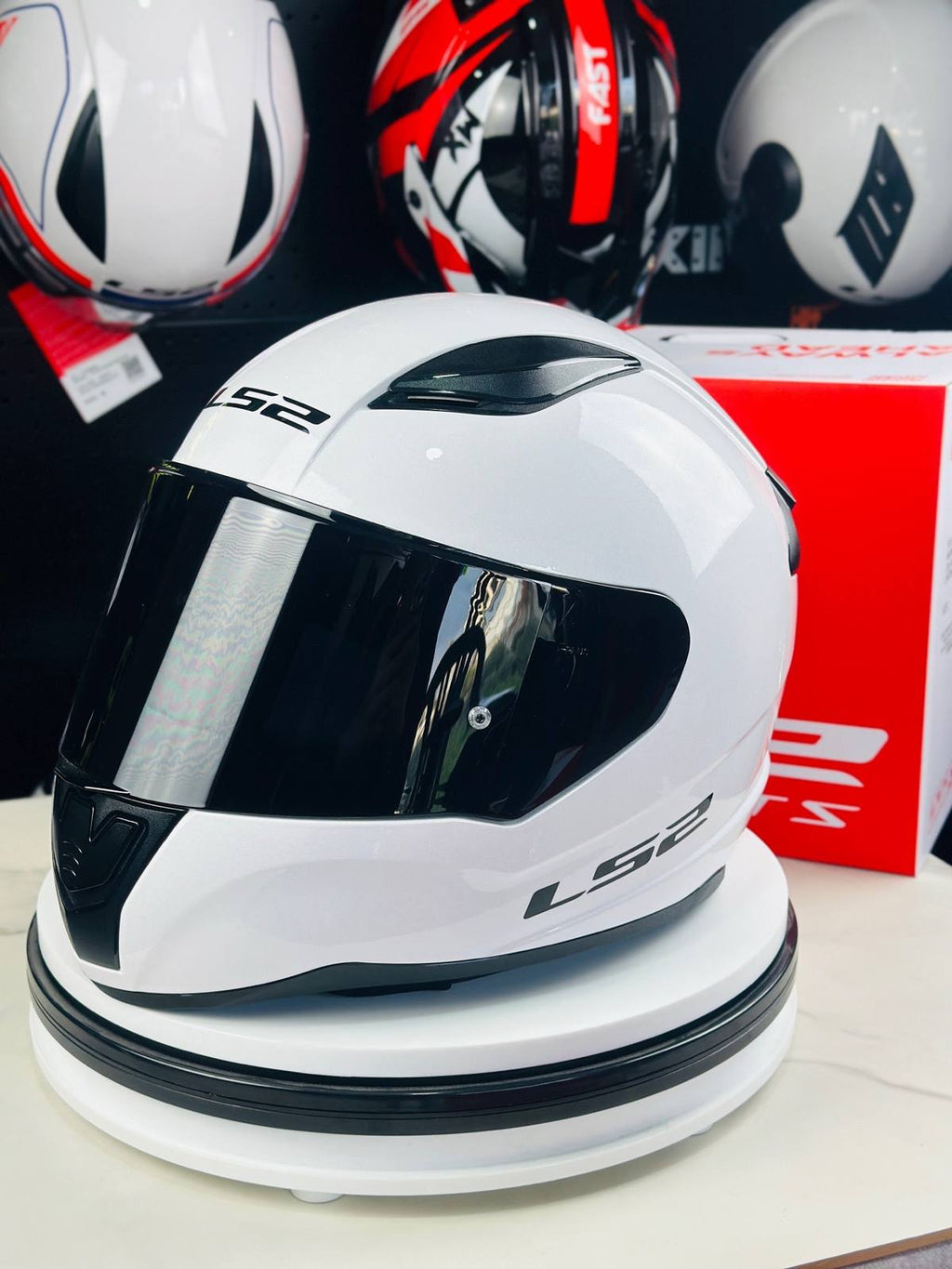 HELMET ‏LS2 FF353 RAPID WHITE