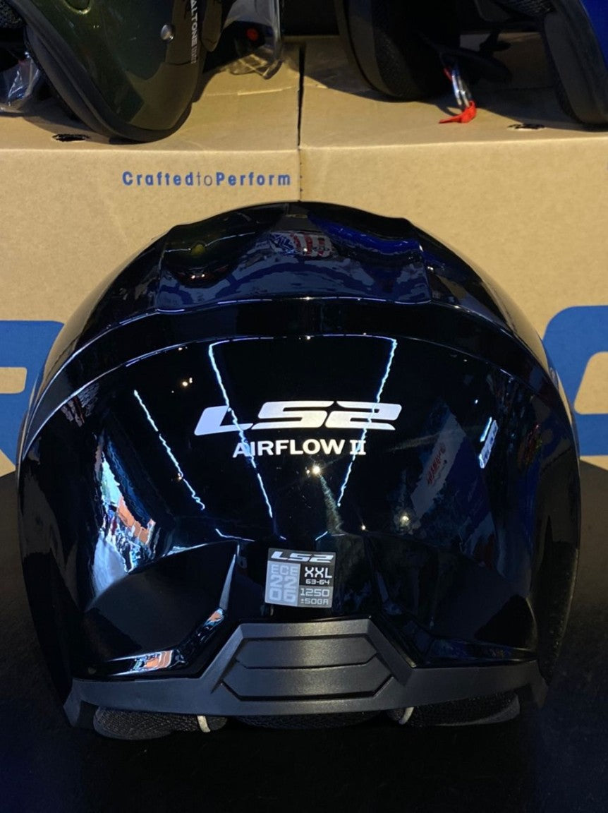HELMET LS2 OF616 AIRFLOW GLOSS BLACK