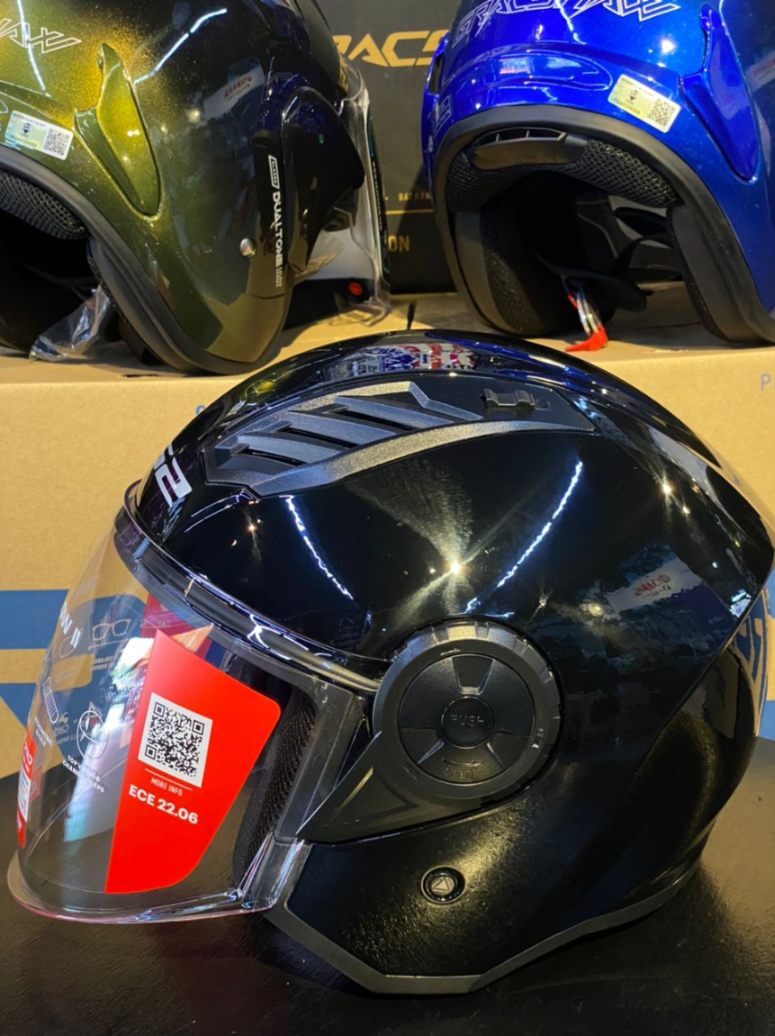 HELMET LS2 OF616 AIRFLOW GLOSS BLACK