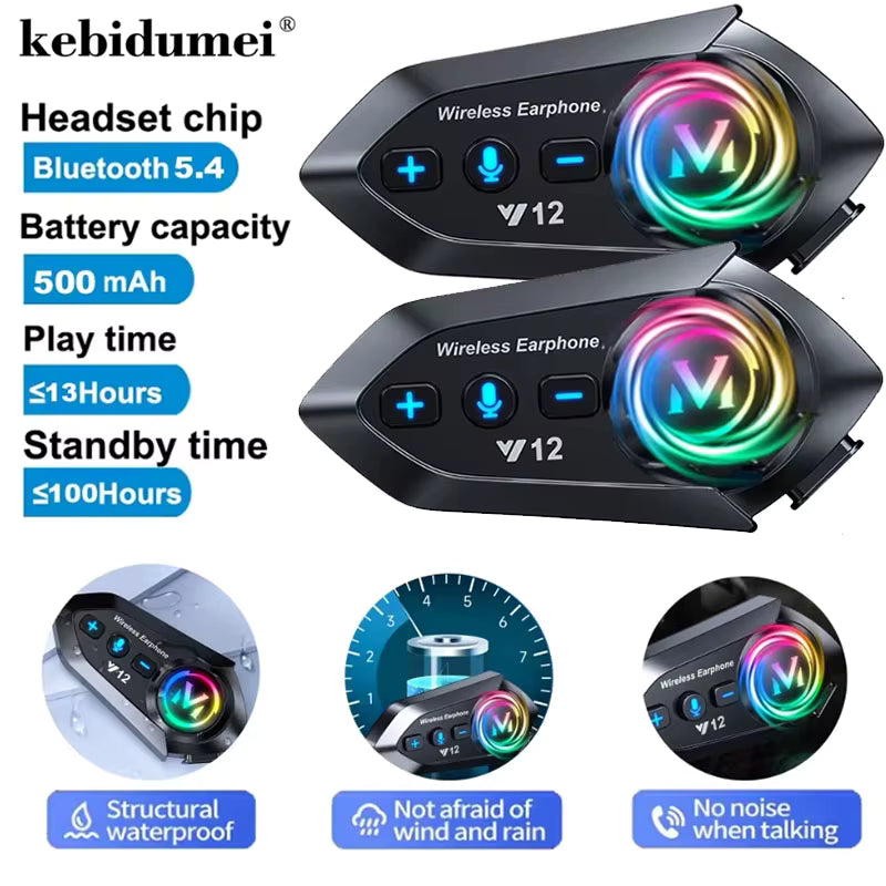 BLUETOOTH HELMET HEADSET Y12