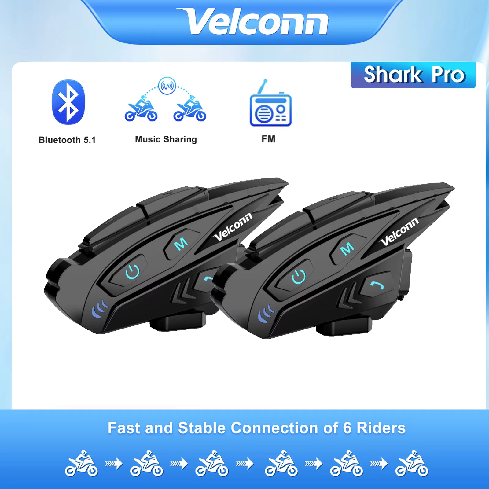 VELCONN BLUETOOTH HEADSET