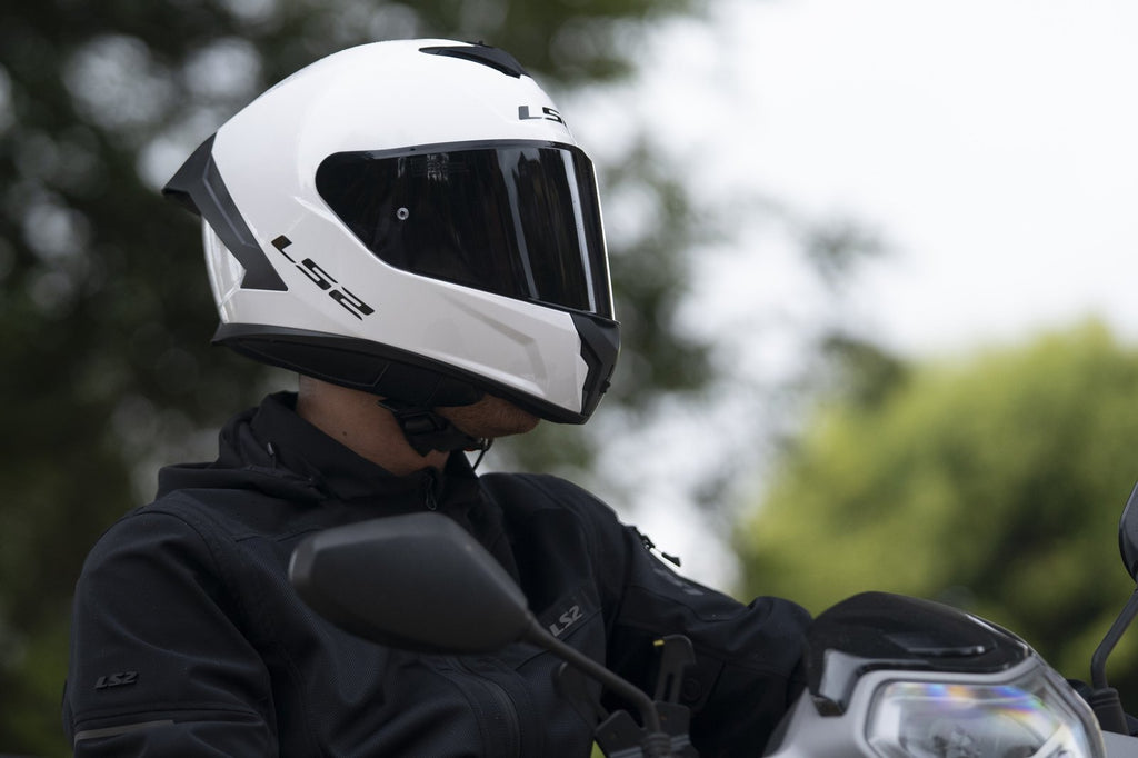 HELMET ‏LS2 FF820 RAPID III GLOSS WHITE