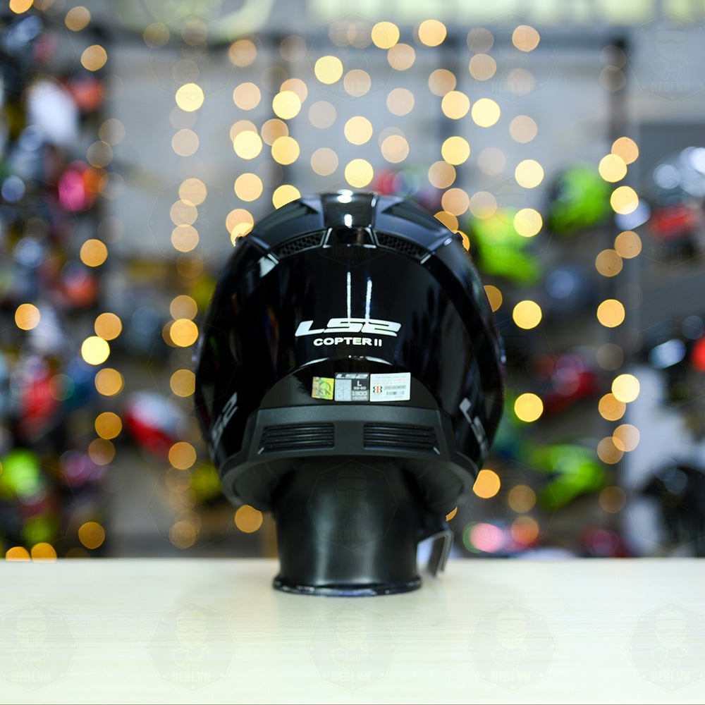 HELMET LS2 OF600 COPTER GLOSS BLACK