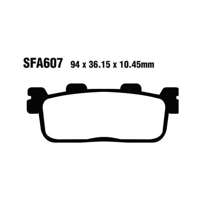 EBC Brakes SFA607 Series Scooter Organic Pads