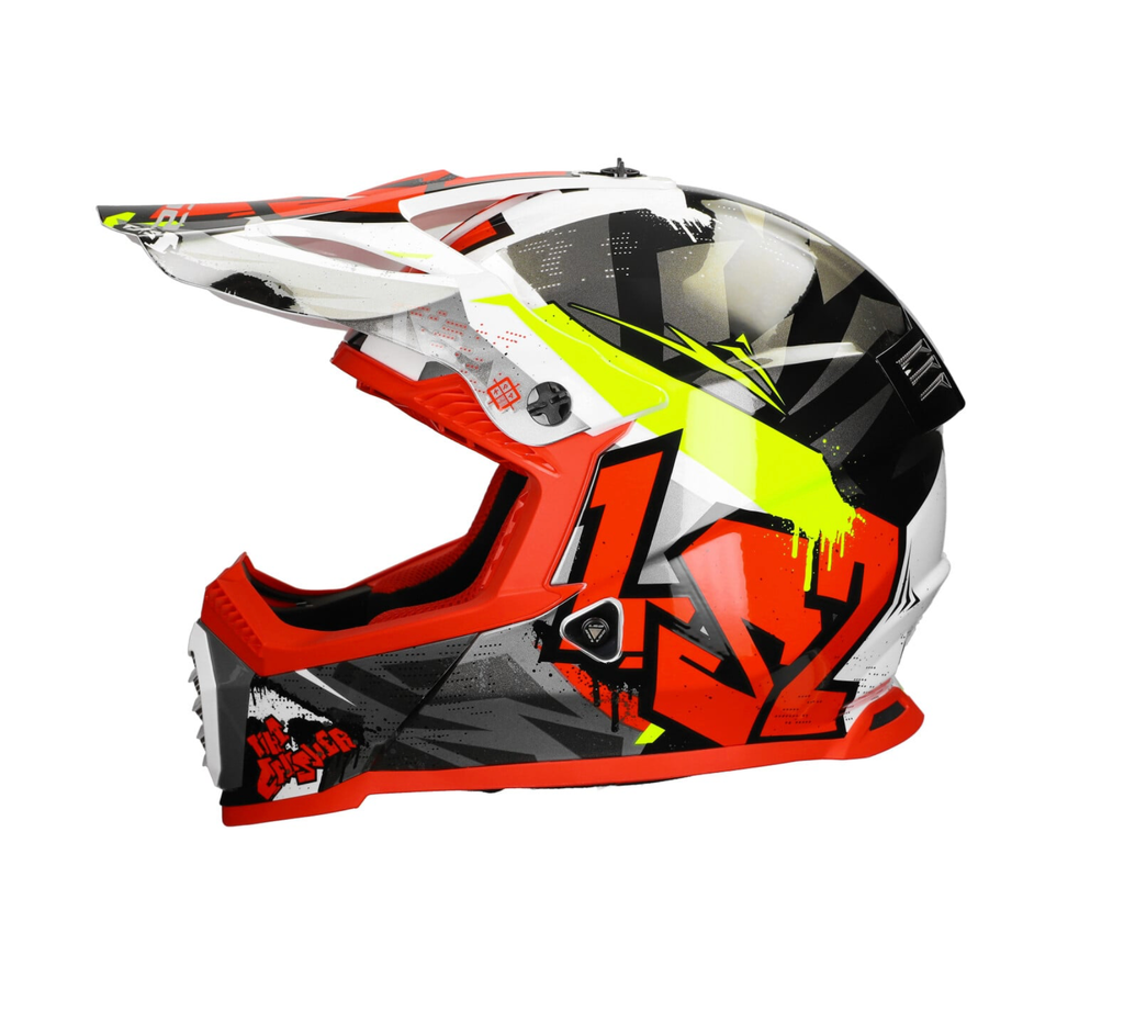 HELMET ‏LS2 MX437 PIONEER II MATT BLACK