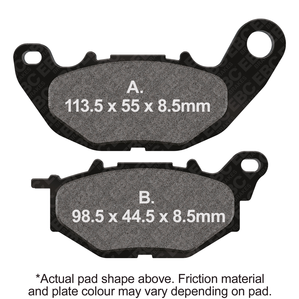 EBC Brakes Organic FA663 Series Pads