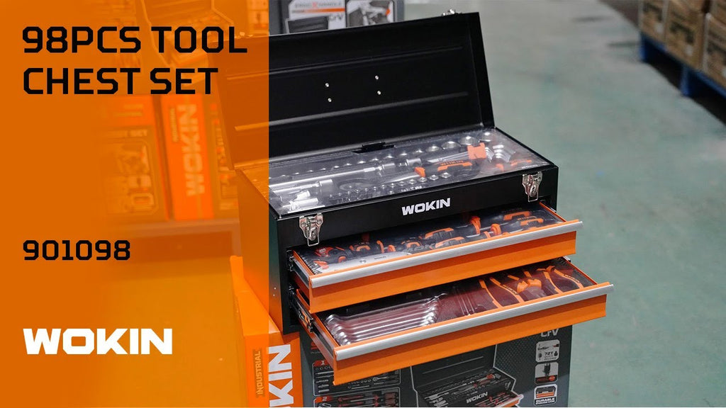 مجموعة صندوق الأدوات 98 قطعة (صناعية)