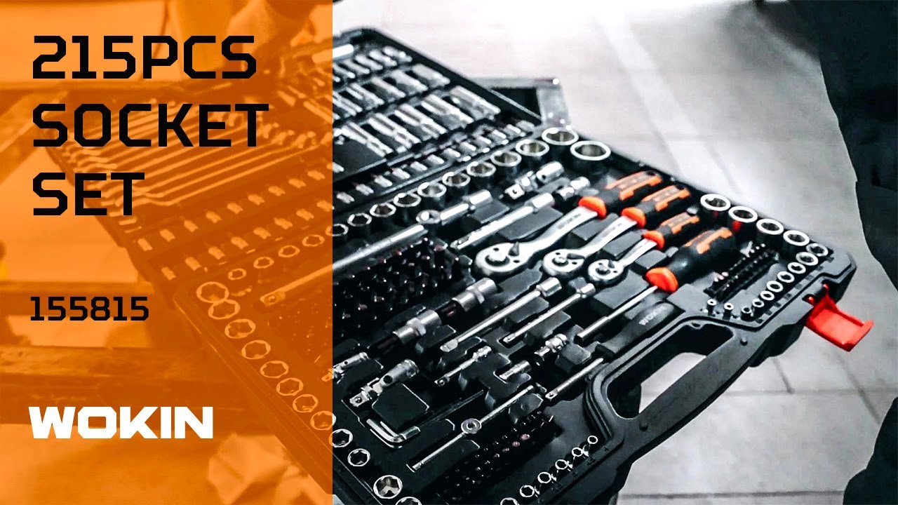 مجموعة مقابس 215 قطعة (صناعية)