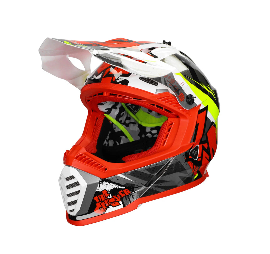 HELMET ‏LS2 MX437 PIONEER II MATT BLACK