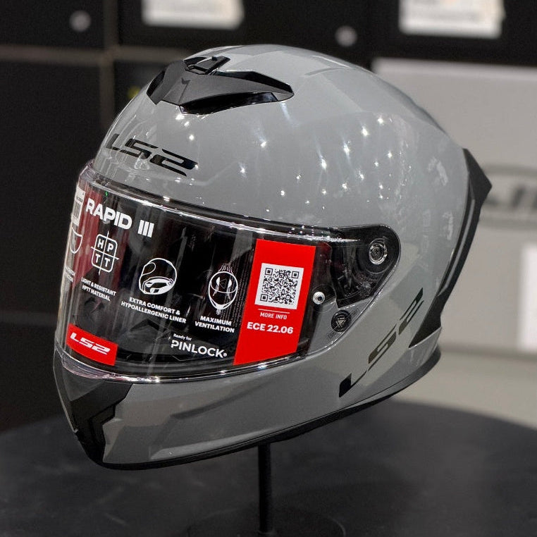 HELMET ‏LS2 FF820 RAPID III NORDA GRAY