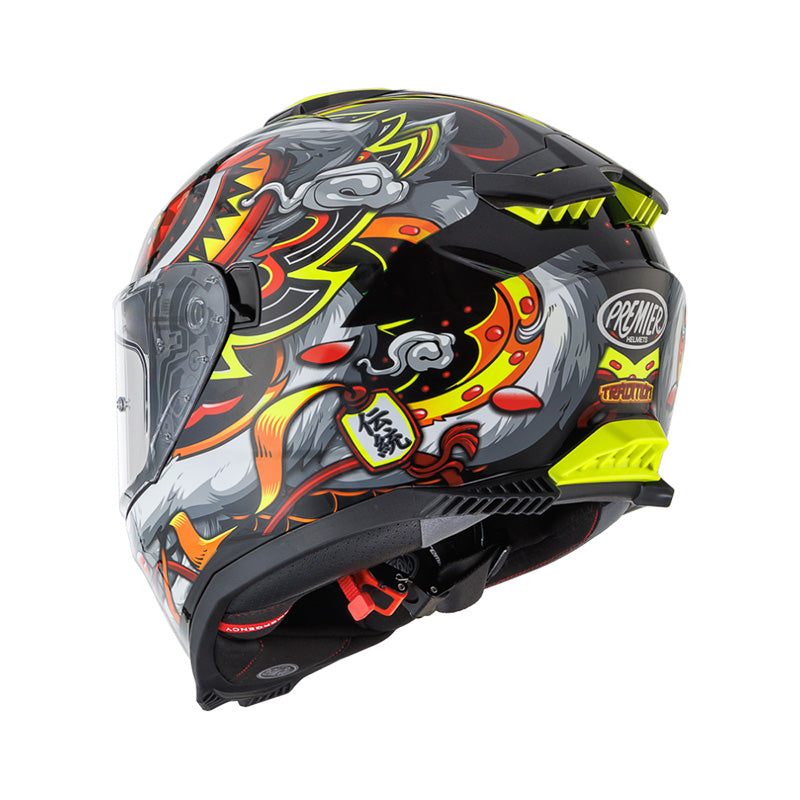 HELMET PREMIER TYPHOON LY 12 AMARILLO YELLOW