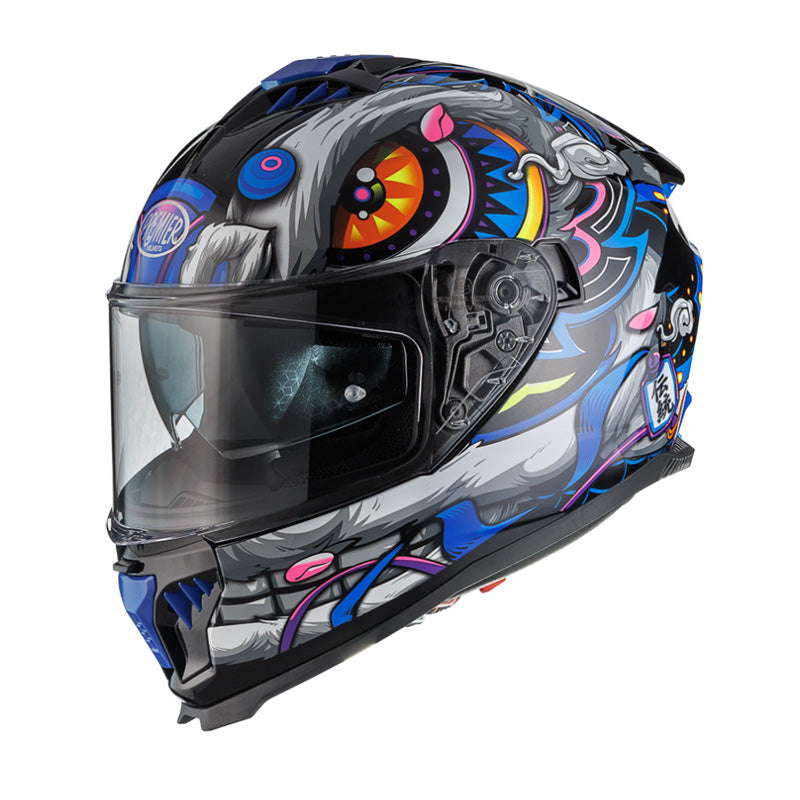 HELMET PREMIER TYPHOON LY 18 AZUL BLUE