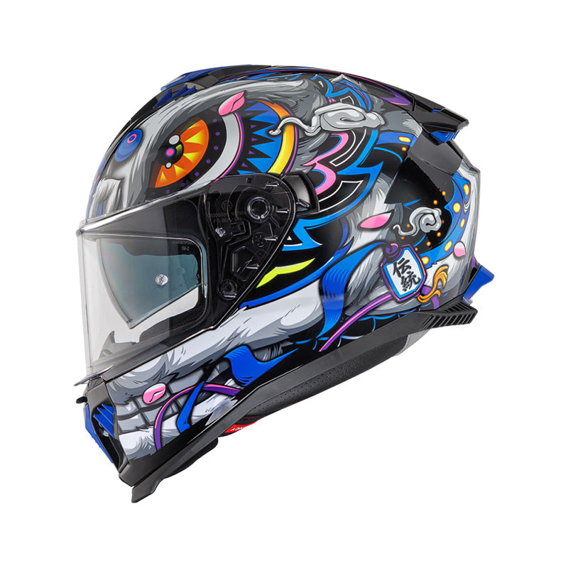 HELMET PREMIER TYPHOON LY 18 AZUL BLUE