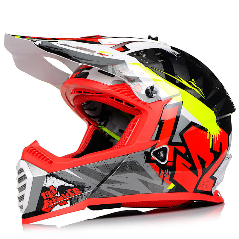 HELMET ‏LS2 MX437 PIONEER II MATT BLACK