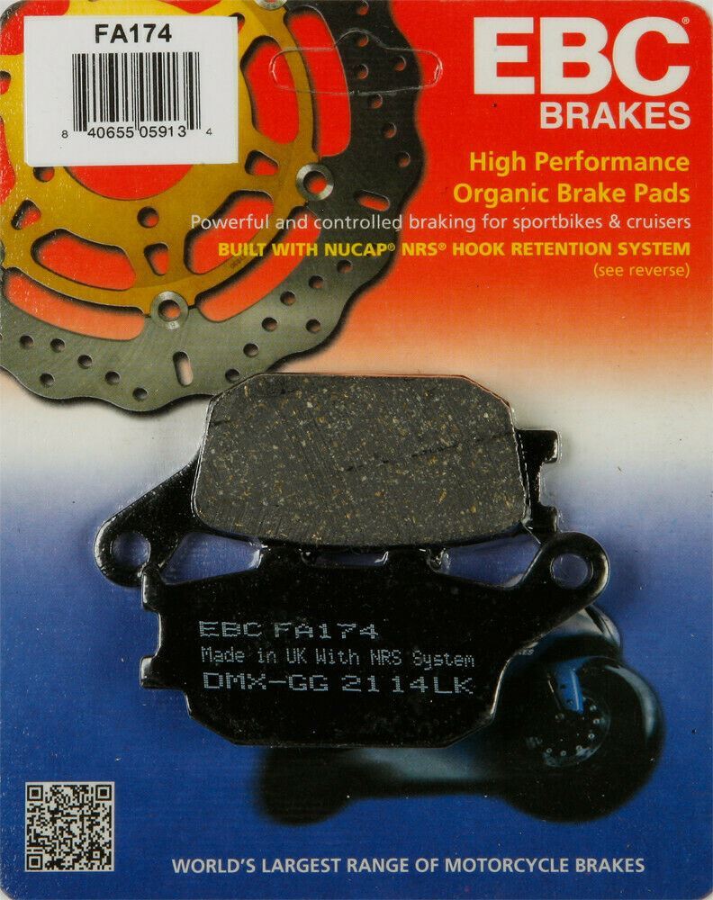 EBC Brakes Organic FA174 Series Pads