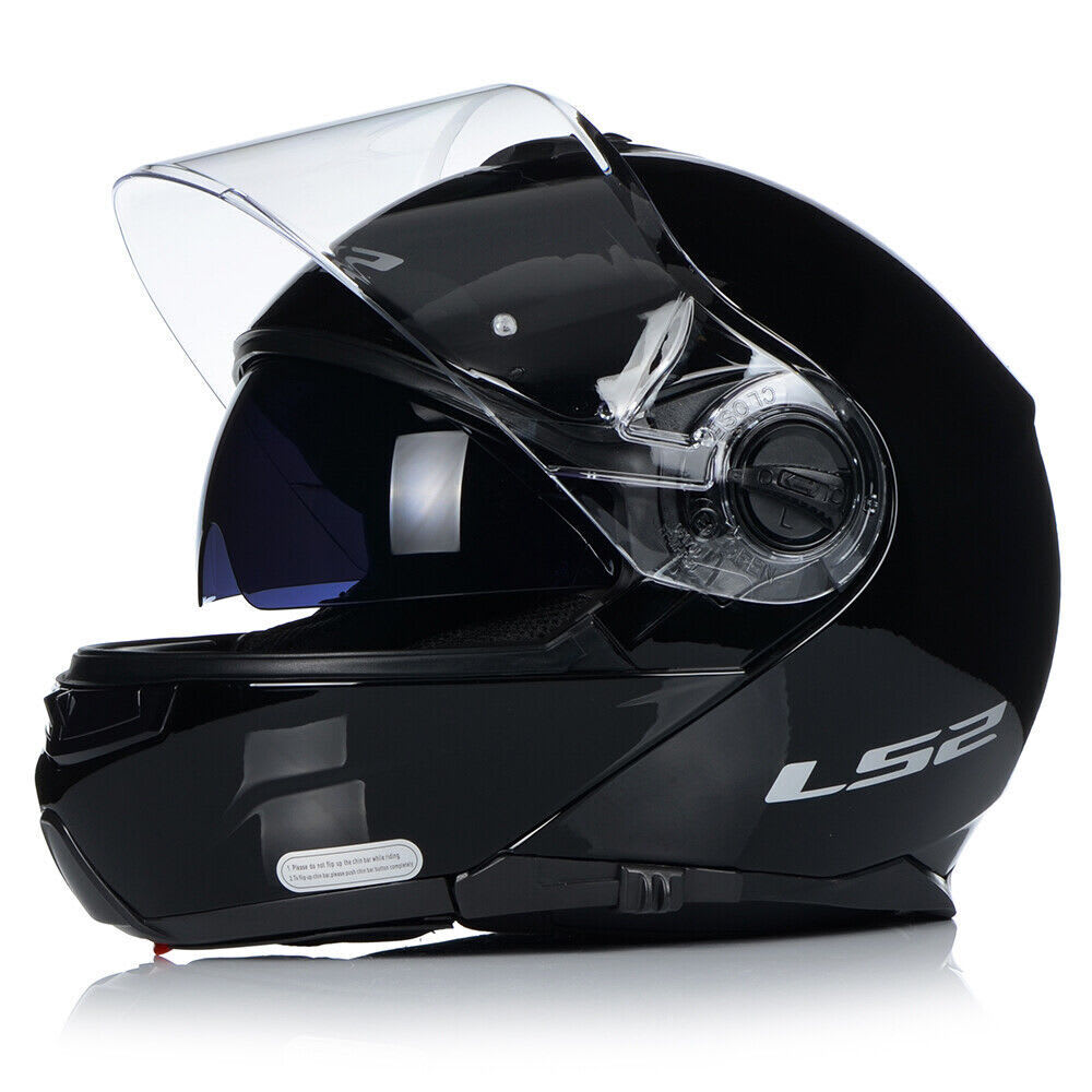 HELMET ‏LS2 FF325 STROBE II BLACK GLOSS