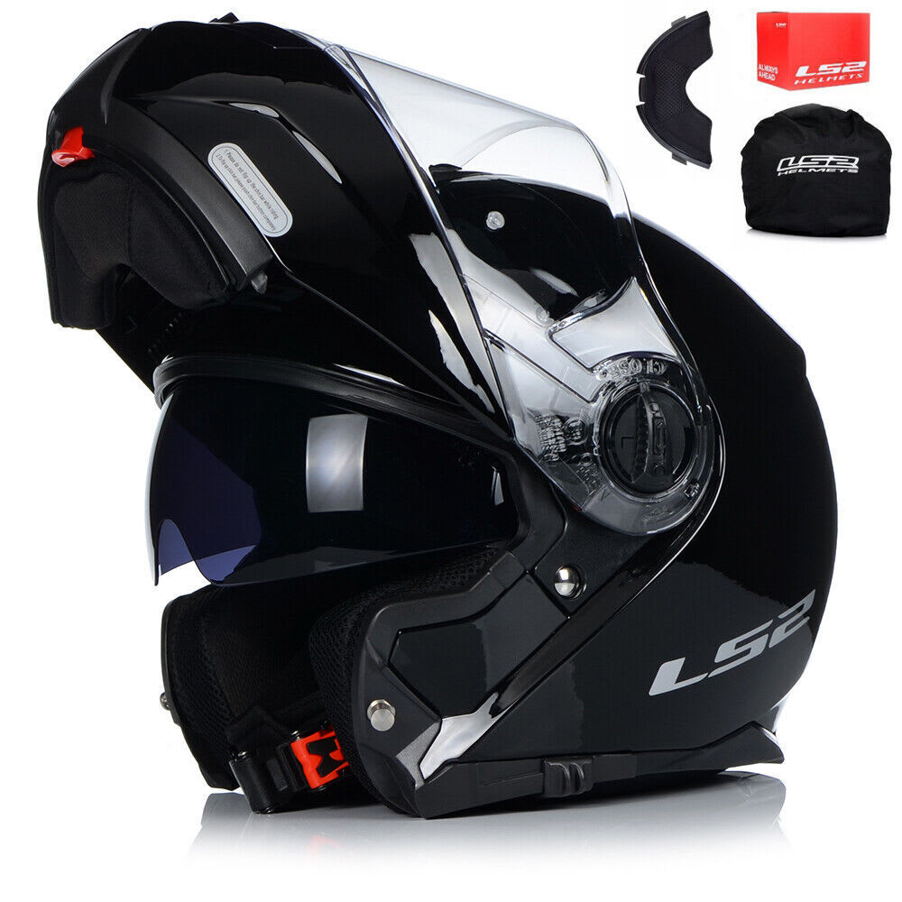 HELMET ‏LS2 FF325 STROBE II BLACK GLOSS