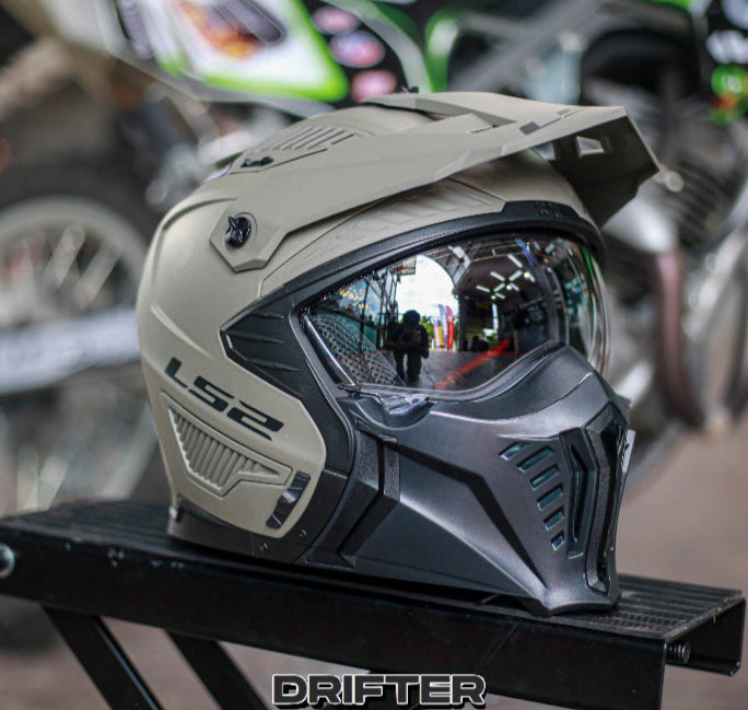 LS2 OF606 Drifter XXマットグレー LS2 Drifter OF606 - Worldwide shipping, Fortamoto!