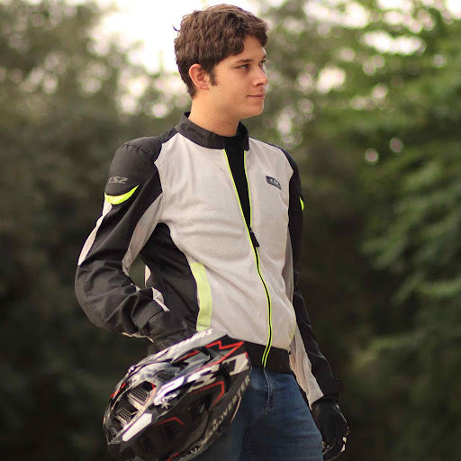 JACKET LS2 AIRY WHITE BLACK